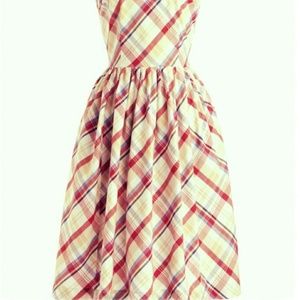 Mod Cloth Remarkable Without a Cause Plaid Dress